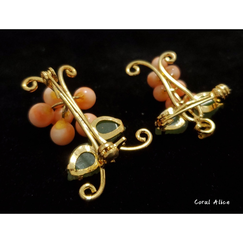 🌟Coral珊寶手作-天然深水珊瑚別針 CO3P2-502-細節圖3