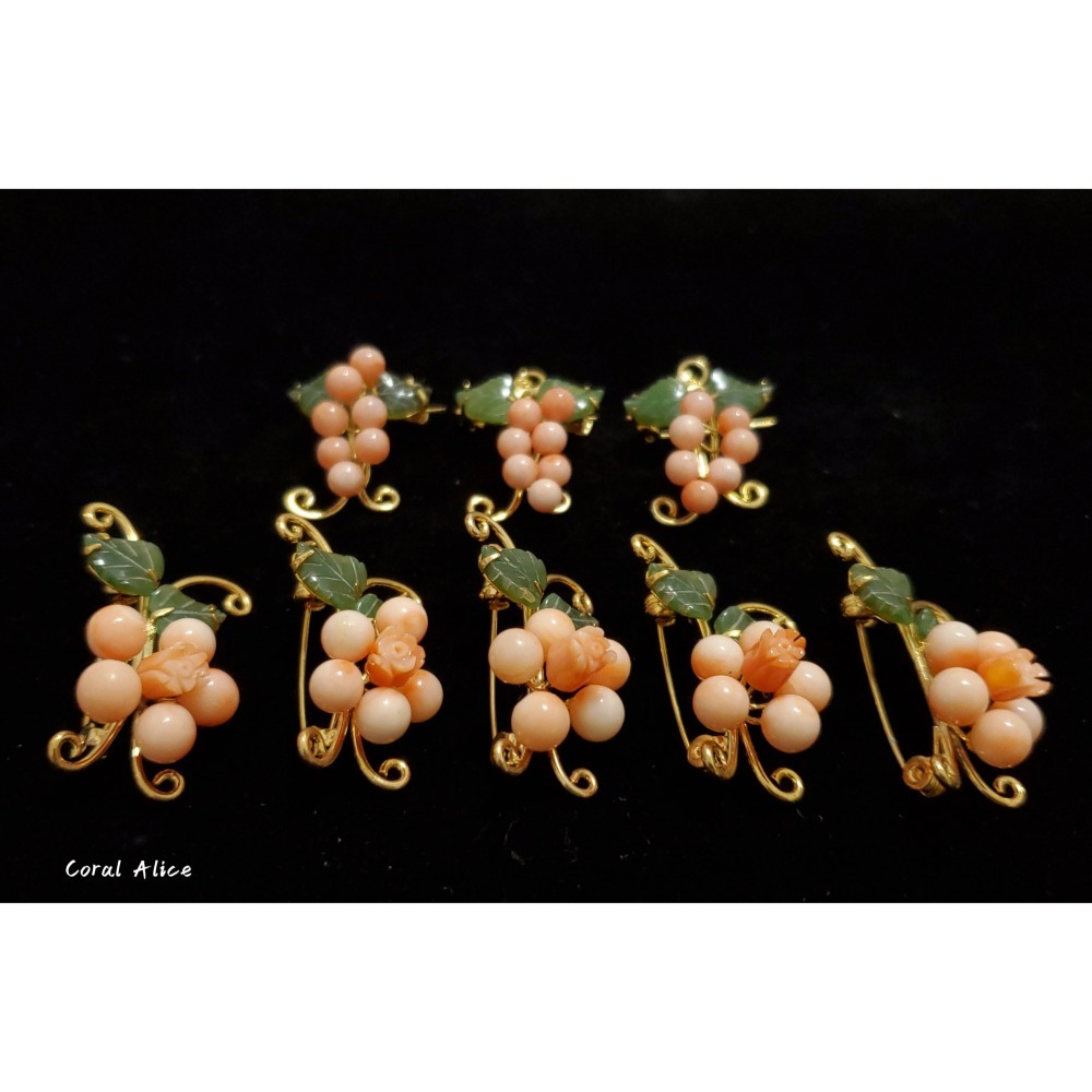 🌟Coral珊寶手作-天然深水珊瑚別針 CO3P2-502-細節圖5