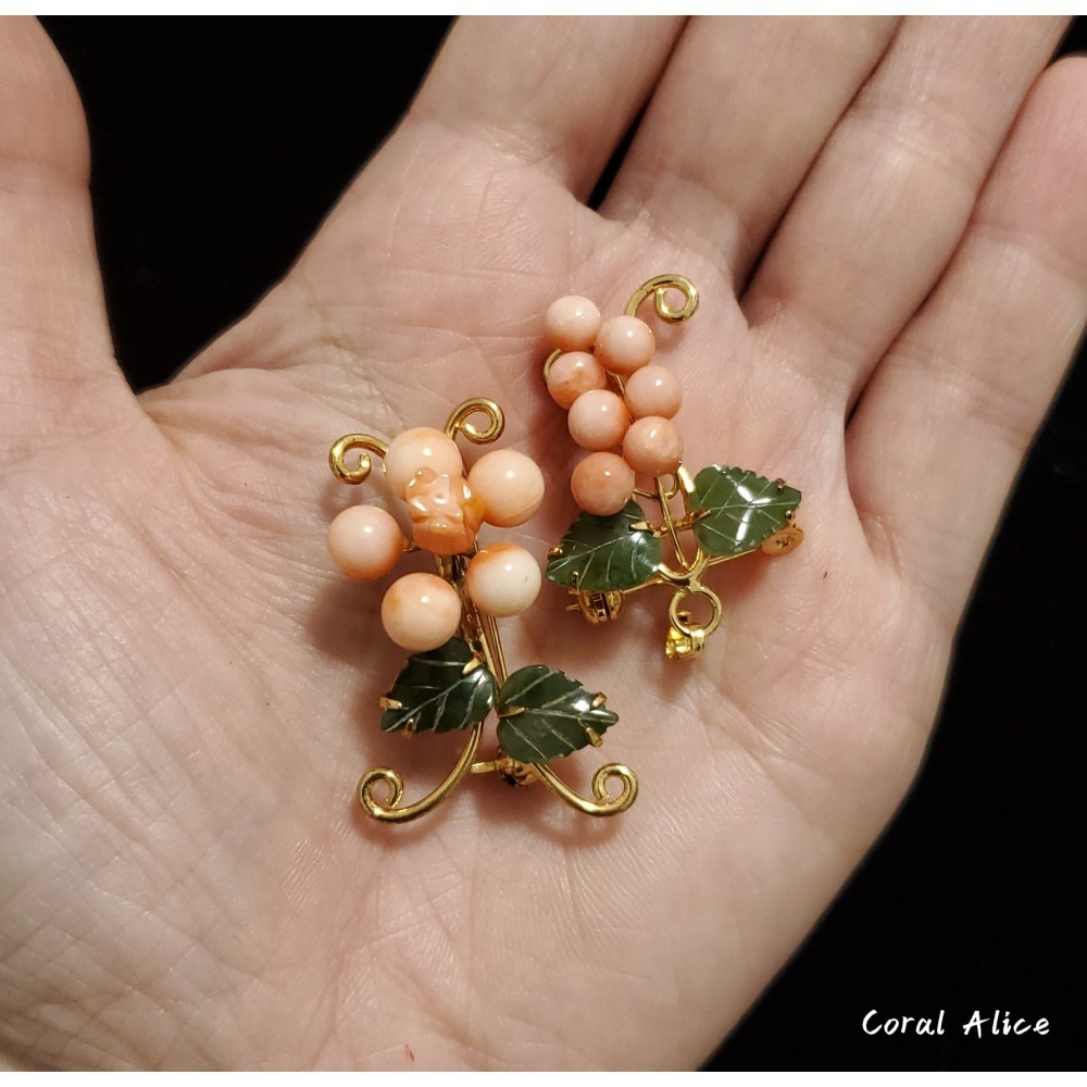 🌟Coral珊寶手作-天然深水珊瑚別針 CO3P2-502-細節圖7