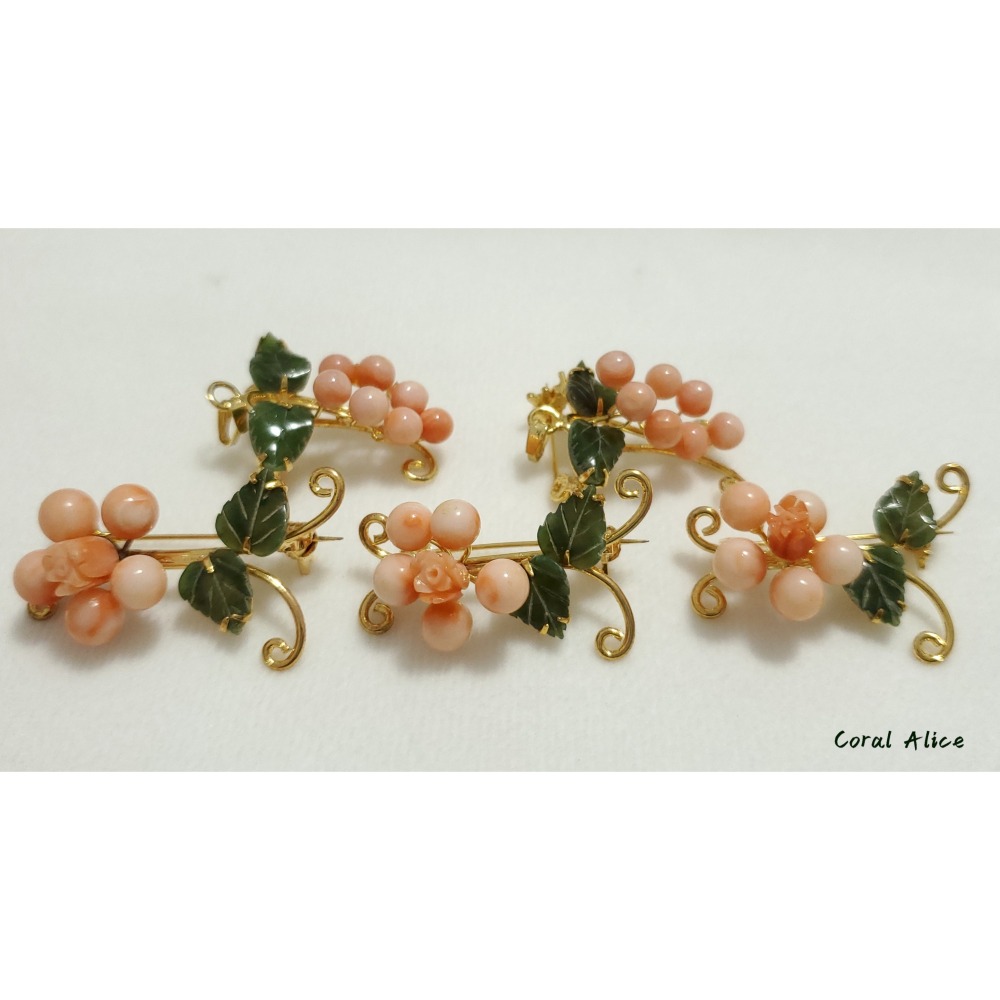 🌟Coral珊寶手作-天然深水珊瑚別針 CO3P2-502-細節圖9