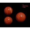 🌟Coral珊寶手作-天然阿卡珊瑚/momo珊瑚圓珠裸石 7.1-9.8mm CO2P1-111-規格圖11