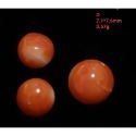 🌟Coral珊寶手作-天然阿卡珊瑚/momo珊瑚圓珠裸石 7.1-9.8mm CO2P1-111-規格圖11