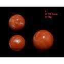 🌟Coral珊寶手作-天然阿卡珊瑚/momo珊瑚圓珠裸石 7.1-9.8mm CO2P1-111-規格圖11