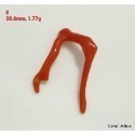 🌟Coral珊寶手作-天然沙丁珊瑚自然枝(無孔) 36.3-40.1mm CO2P1-204-規格圖11