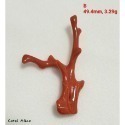 🌟Coral珊寶手作-天然沙丁珊瑚/紅珊瑚自然枝(無孔) 28.6-49.4mm CO2P1-206-規格圖10