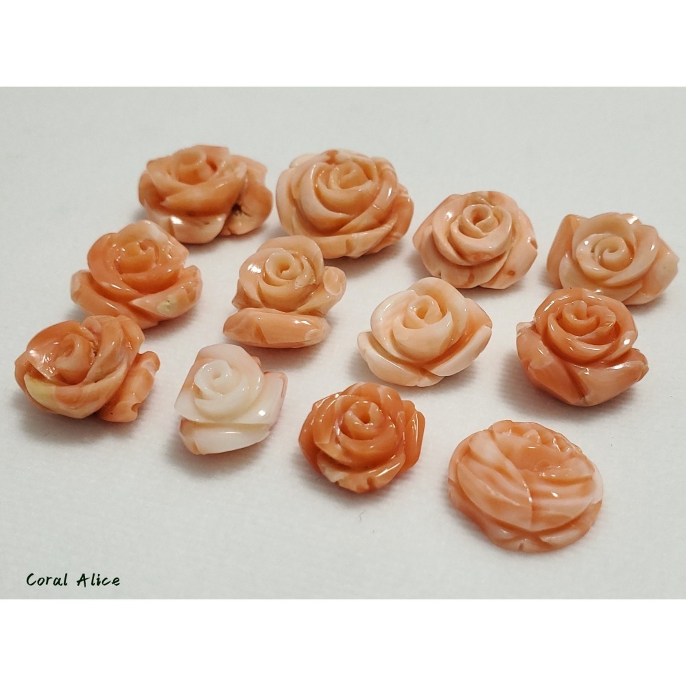 🌟Coral珊寶手作-天然深水珊瑚手工刻花 CO2P1-145-細節圖8