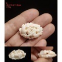 🌟Coral珊寶手作-天然白珊瑚/深水珊瑚手工刻花(無孔) CO2P1-124-規格圖10