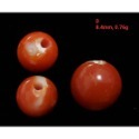 🌟Coral珊寶手作-天然阿卡珊瑚圓珠(大直通孔) 7.6-10.7mm CO2P1-118-規格圖11
