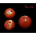 🌟Coral珊寶手作-天然阿卡珊瑚圓珠(大直通孔) 7.6-10.7mm CO2P1-118-規格圖11