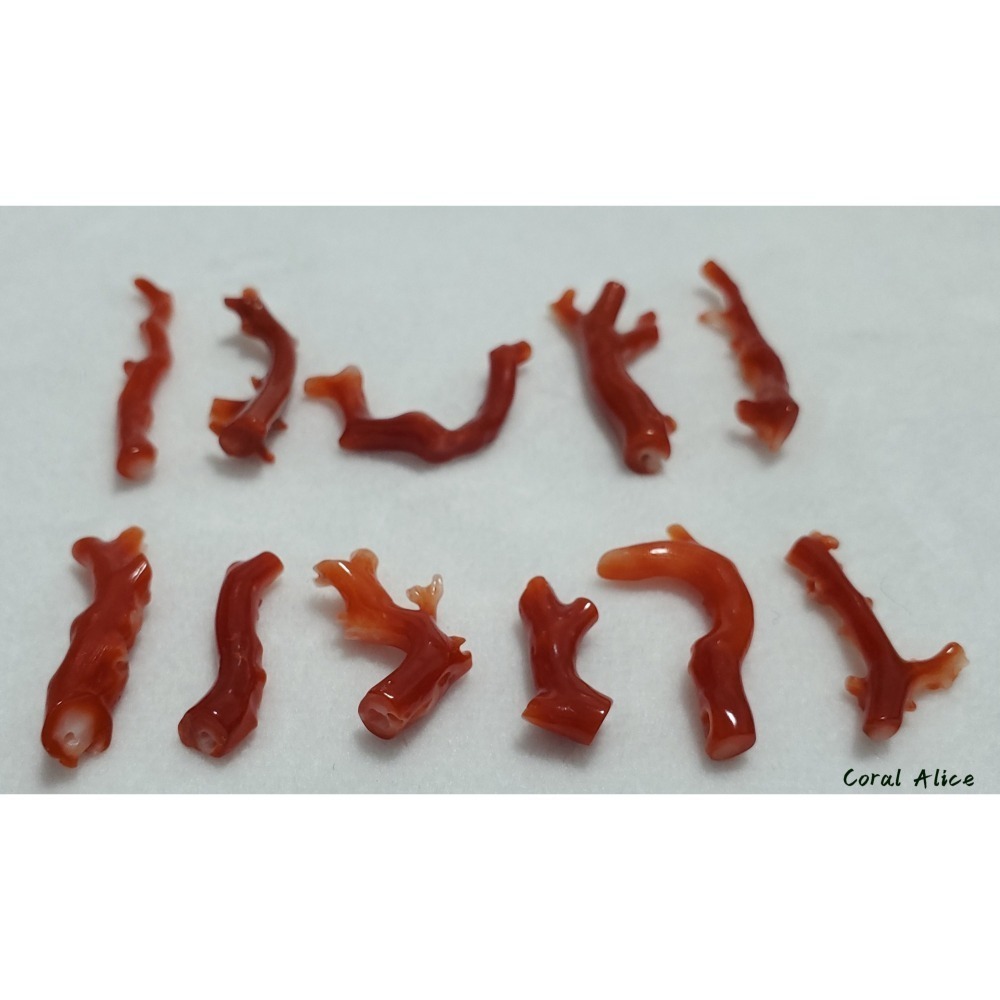 🌟Coral珊寶手作-天然阿卡珊瑚自然枝 20.3-42.4mm CO2P1-076-細節圖7