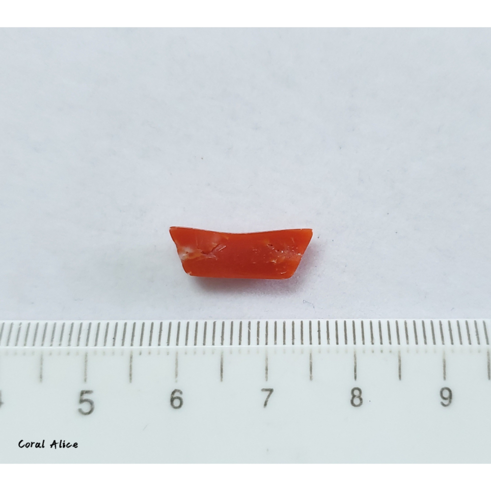 🌟Coral珊寶手作-天然阿卡珊瑚造型裸石16.1mm CO2P1-678-細節圖9