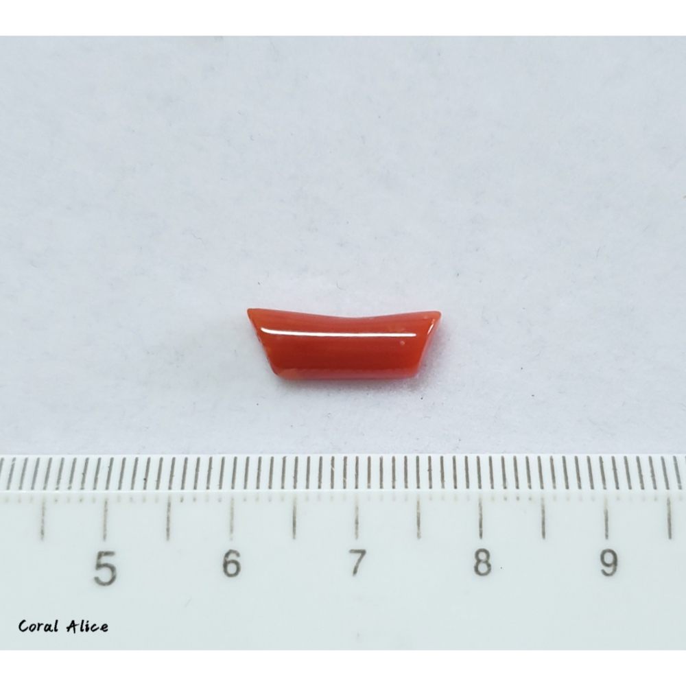 🌟Coral珊寶手作-天然阿卡珊瑚造型裸石16.1mm CO2P1-678-細節圖10