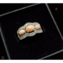 🌟Coral珊寶手作-天然珊瑚戒指(銅鍍白K) CO2P1-687-規格圖11