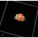 🌟Coral珊寶手作-天然珊瑚戒指(銅鍍白K) CO2P1-687-規格圖11