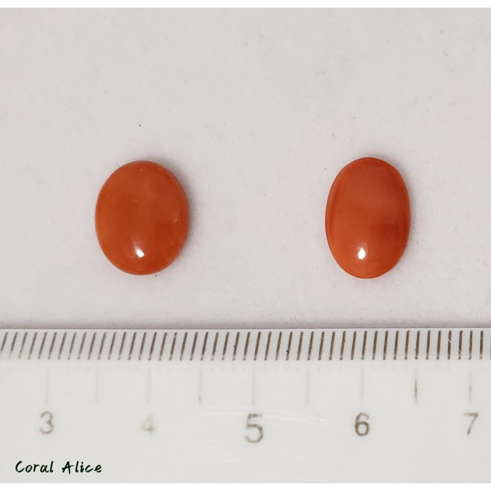 🌟Coral珊寶手作-天然momo珊瑚蛋面裸石 #鑲嵌 #金工 #珠寶設計 CO2P1-877-細節圖10