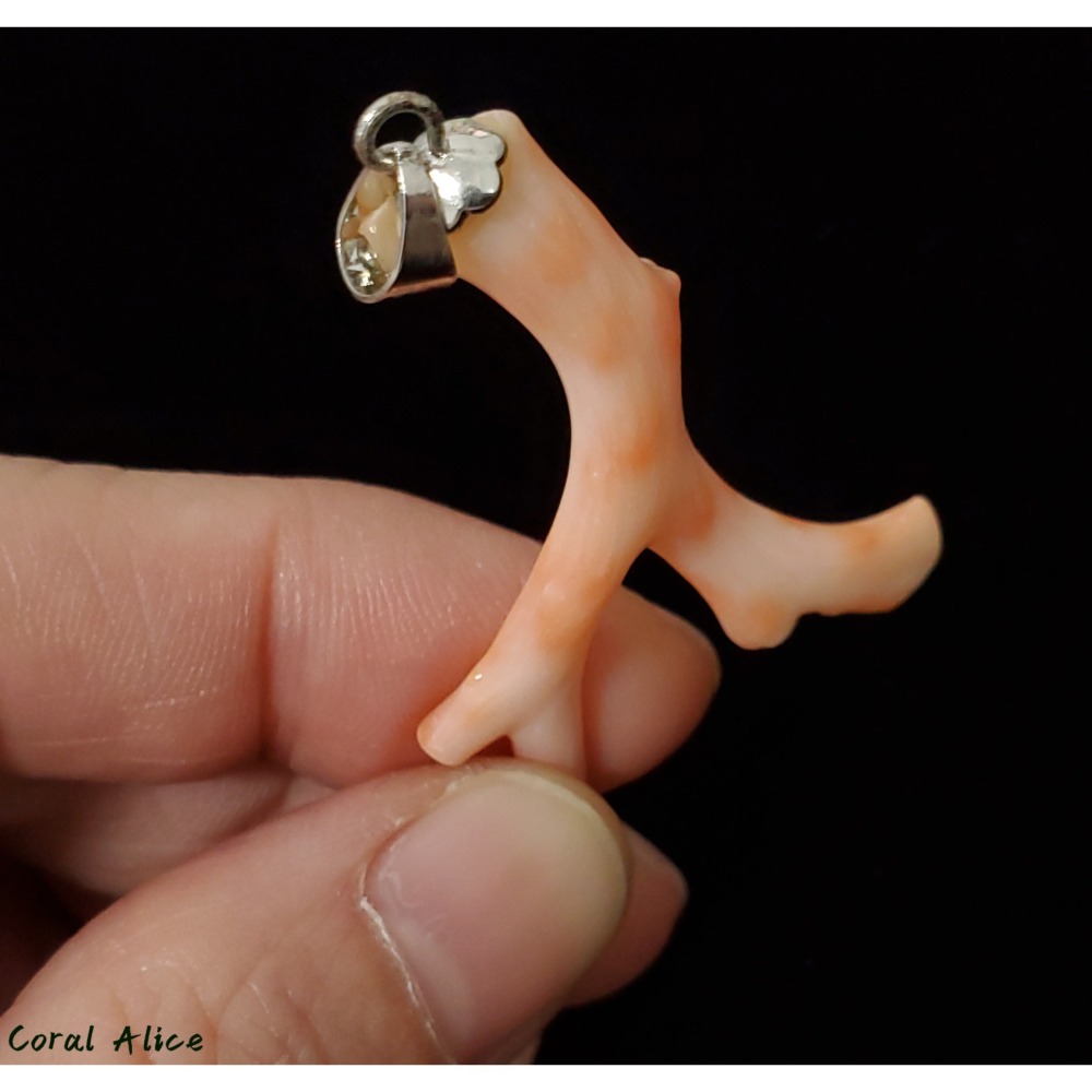 🌟Coral珊寶手作-天然深水珊瑚自然枝項墜 59.9mm CO2P1-965-細節圖4