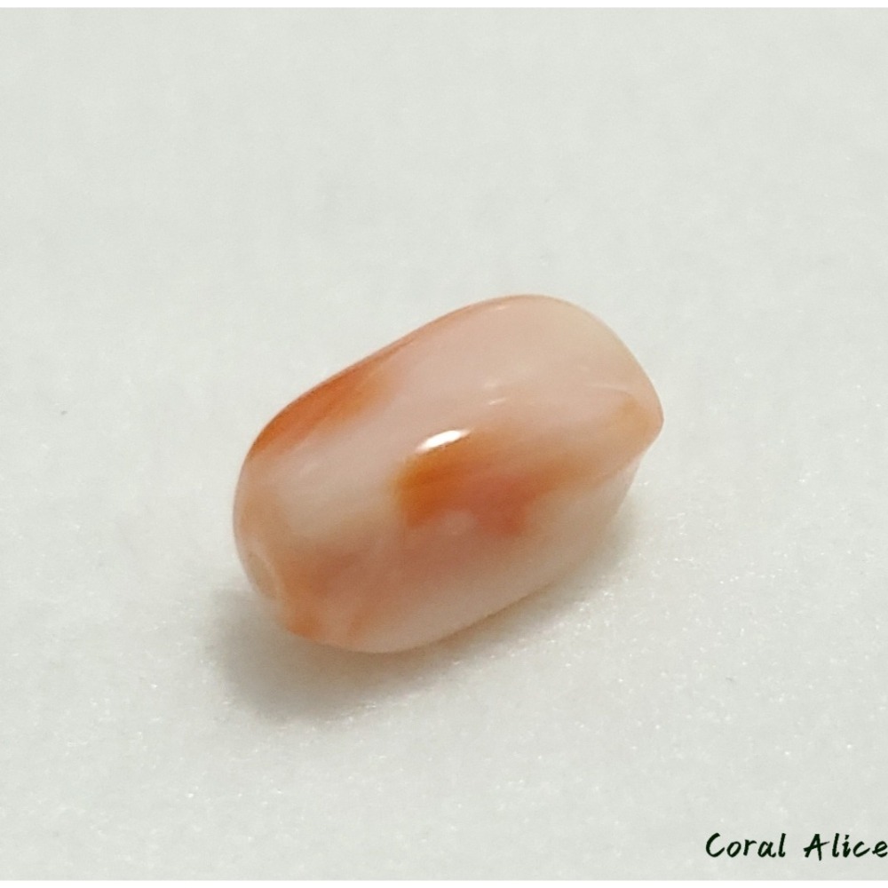 🌟Coral珊寶手作-天然深水珊瑚螺旋珠(直通孔) 10.1*6.6mm CO2P1-259-細節圖7