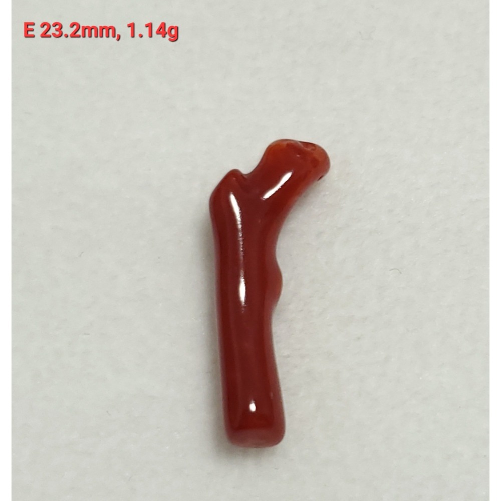🌟Coral珊寶手作-天然阿卡珊瑚自然枝(無孔) 20.8-33.0mm CO2P1-261-規格圖11
