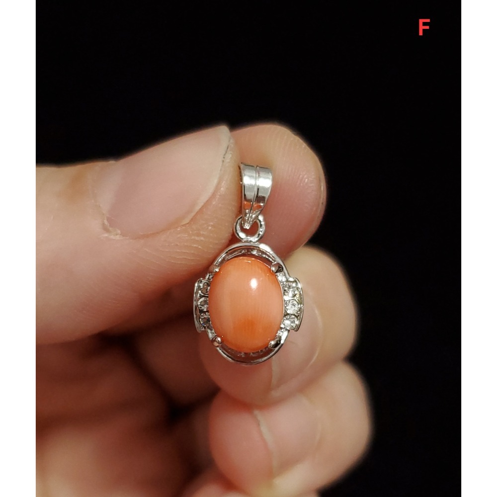 🌟Coral珊寶手作-天然珊瑚/寶石珊瑚項墜 CO2P1-271-規格圖11