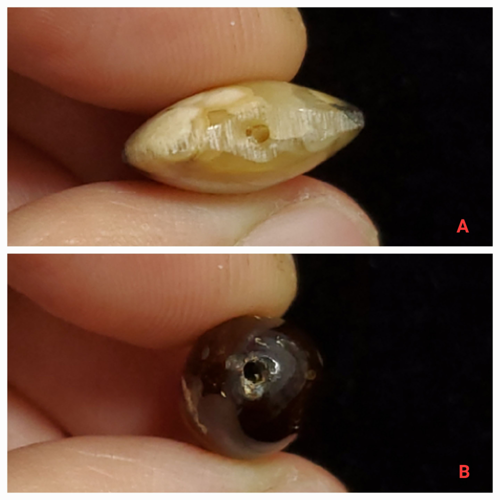 🌟Coral珊寶手作-天然臺灣澎湖文石造型裸石(頂半孔) JD2P1-806-細節圖7