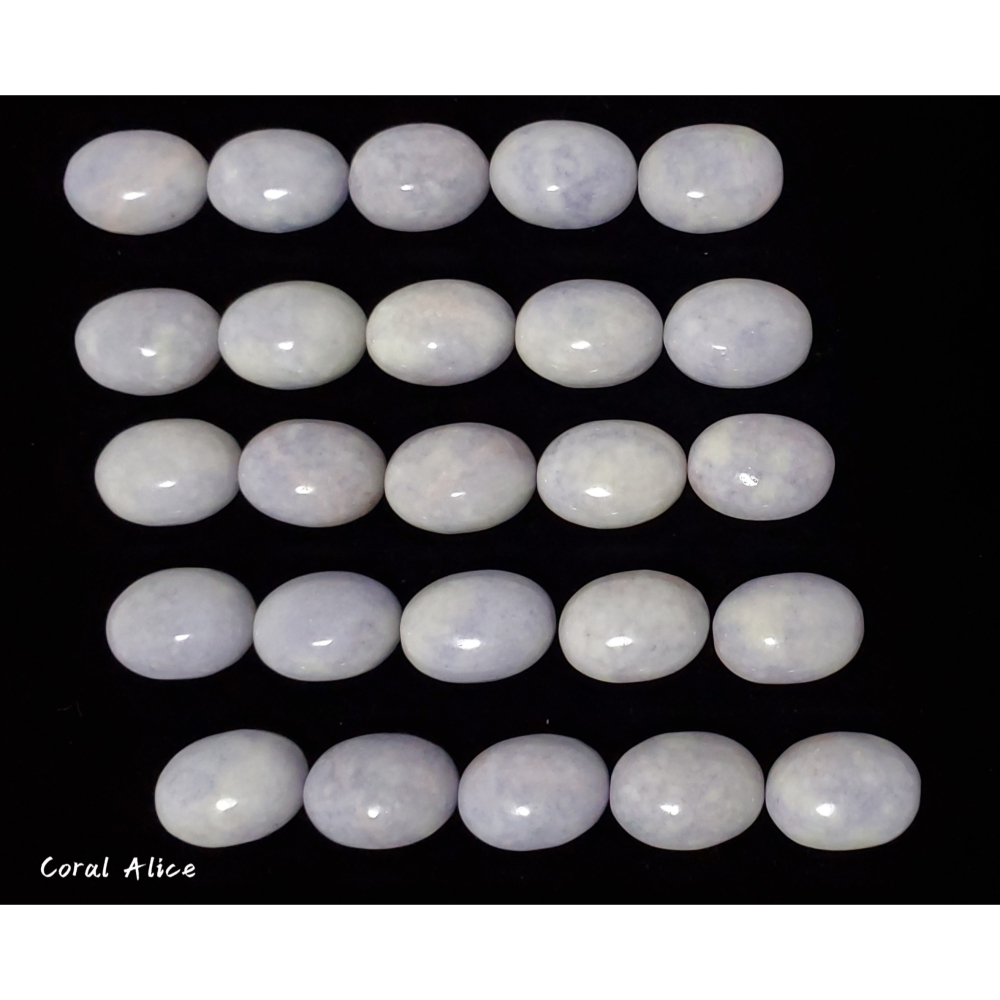 🌟Coral珊寶手作-天然紫羅蘭玉髓蛋面裸石 14*18*6.5mm AG2P1-541-細節圖3