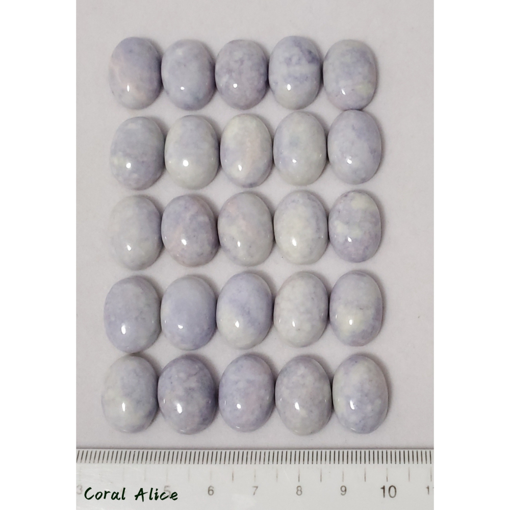 🌟Coral珊寶手作-天然紫羅蘭玉髓蛋面裸石 14*18*6.5mm AG2P1-541-細節圖11