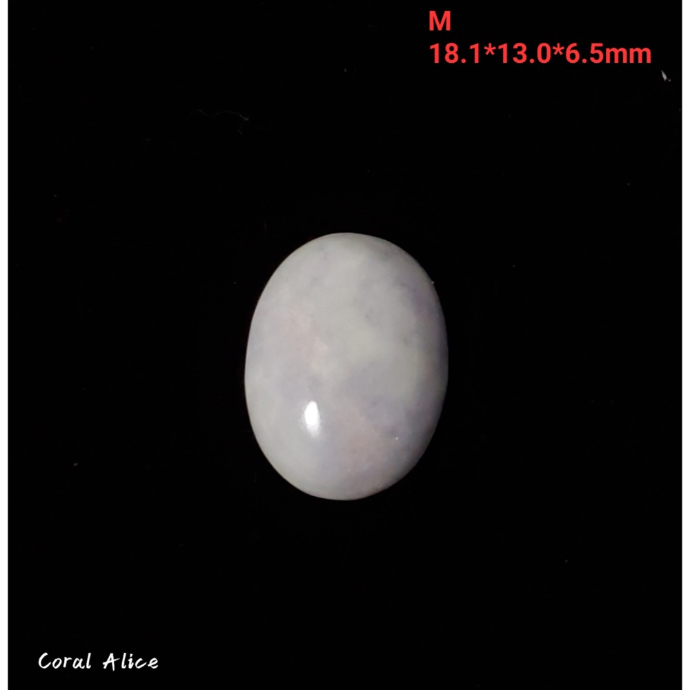 🌟Coral珊寶手作-天然紫羅蘭玉髓蛋面裸石 14*18*6.5mm AG2P1-541-規格圖11