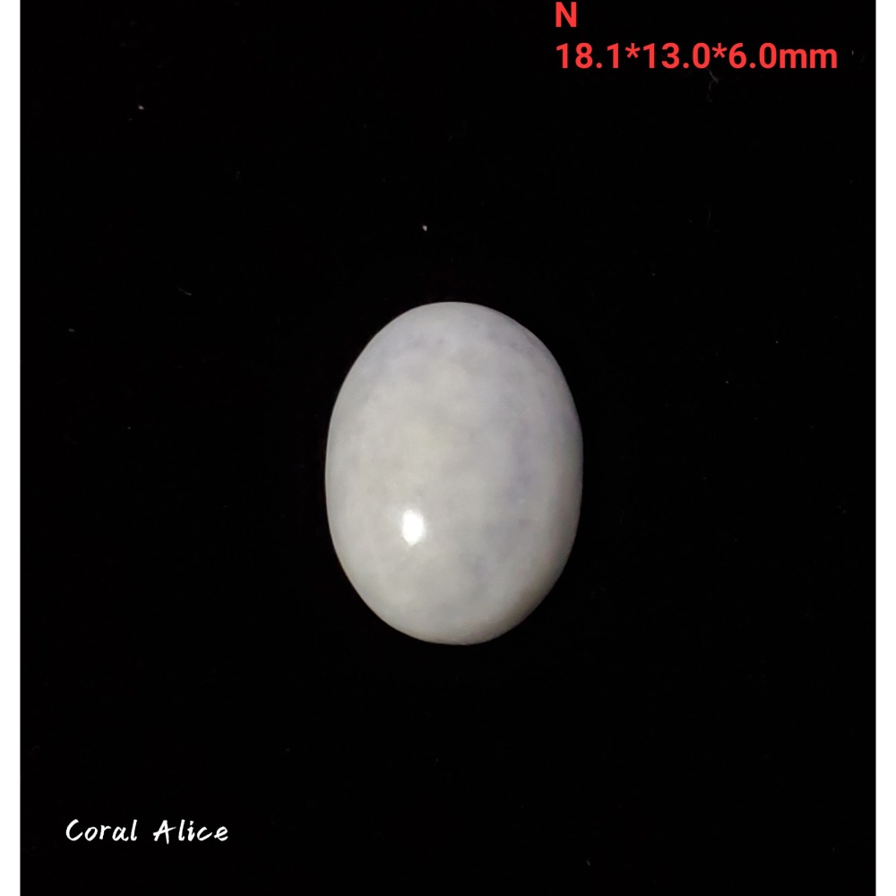 🌟Coral珊寶手作-天然紫羅蘭玉髓蛋面裸石 14*18*6.5mm AG2P1-541-規格圖11