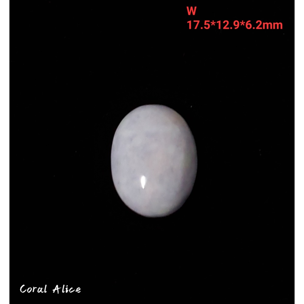🌟Coral珊寶手作-天然紫羅蘭玉髓蛋面裸石 14*18*6.5mm AG2P1-541-規格圖11