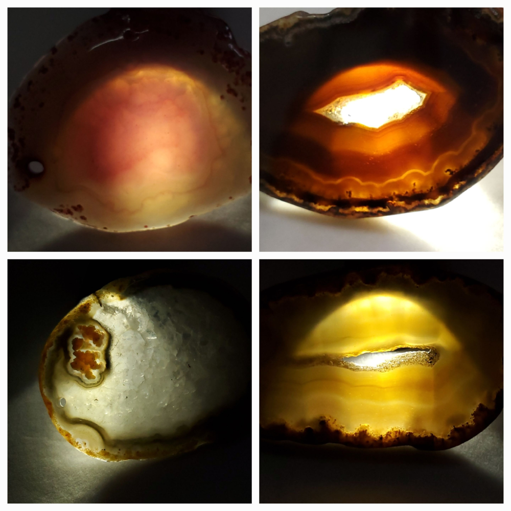 🌟Coral珊寶手作-天然瑪瑙原片吊墜A-I  AG2P1-524-細節圖5