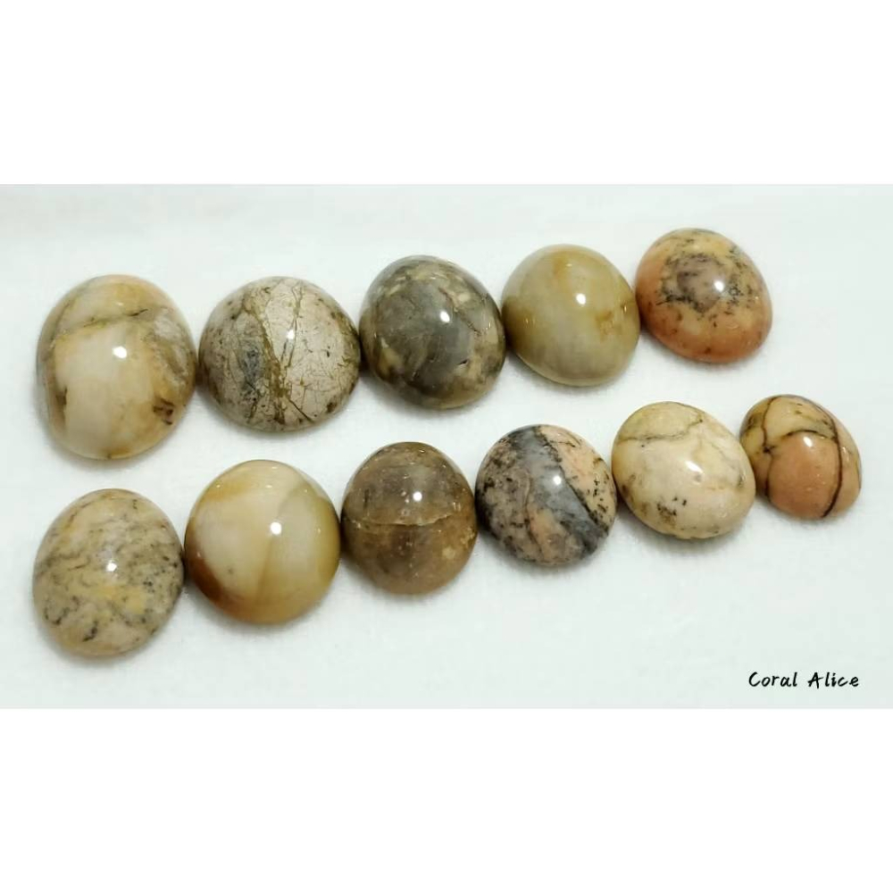 🌟Coral珊寶手作-天然墨西哥瑪瑙蛋面裸石 AG2P1-566-細節圖8