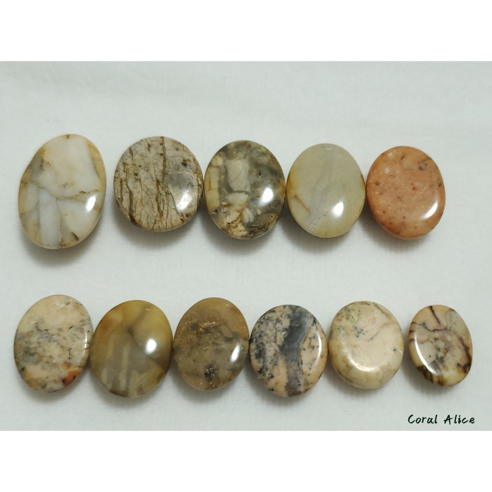 🌟Coral珊寶手作-天然墨西哥瑪瑙蛋面裸石 AG2P1-566-細節圖9