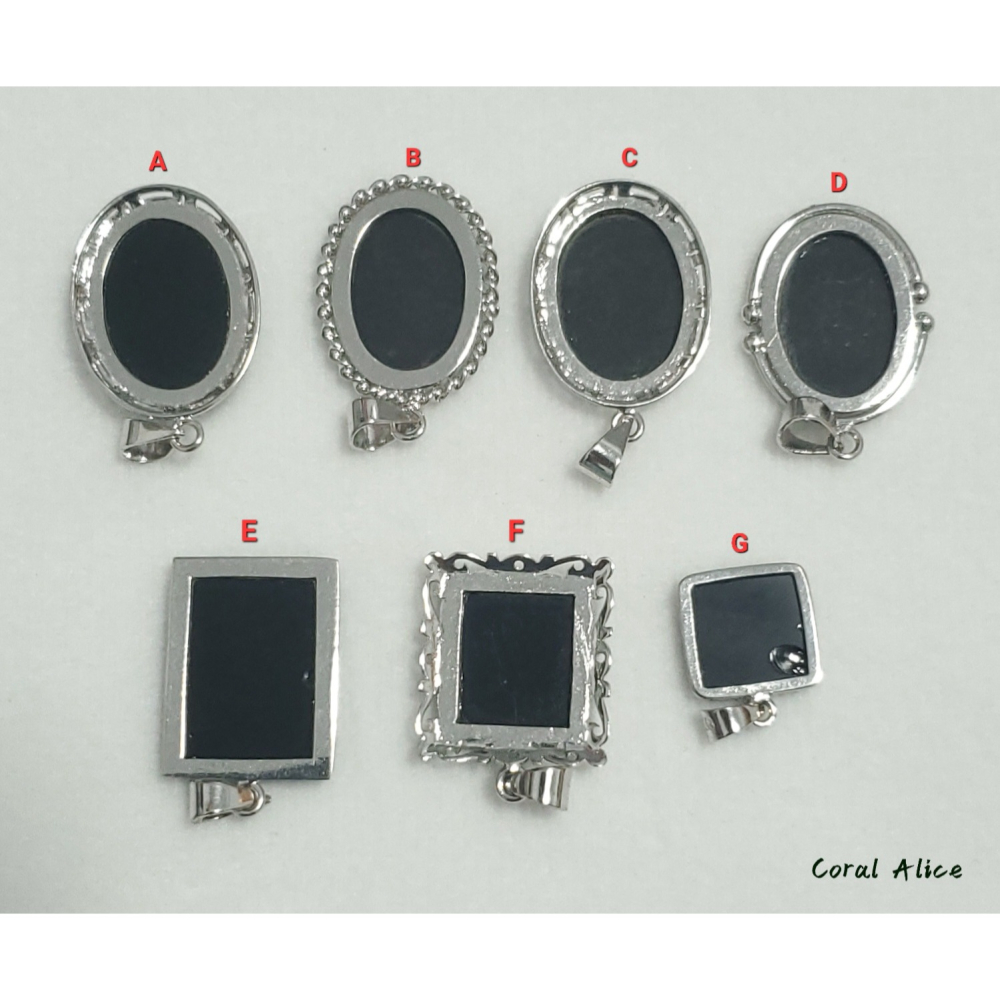 🌟Coral珊寶手作-天然歐泊/蛋白石馬賽克拼接風造型項墜 MS2P1-599-細節圖10