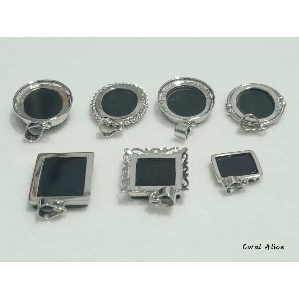 🌟Coral珊寶手作-天然歐泊/蛋白石馬賽克拼接風造型項墜 MS2P1-599-細節圖11