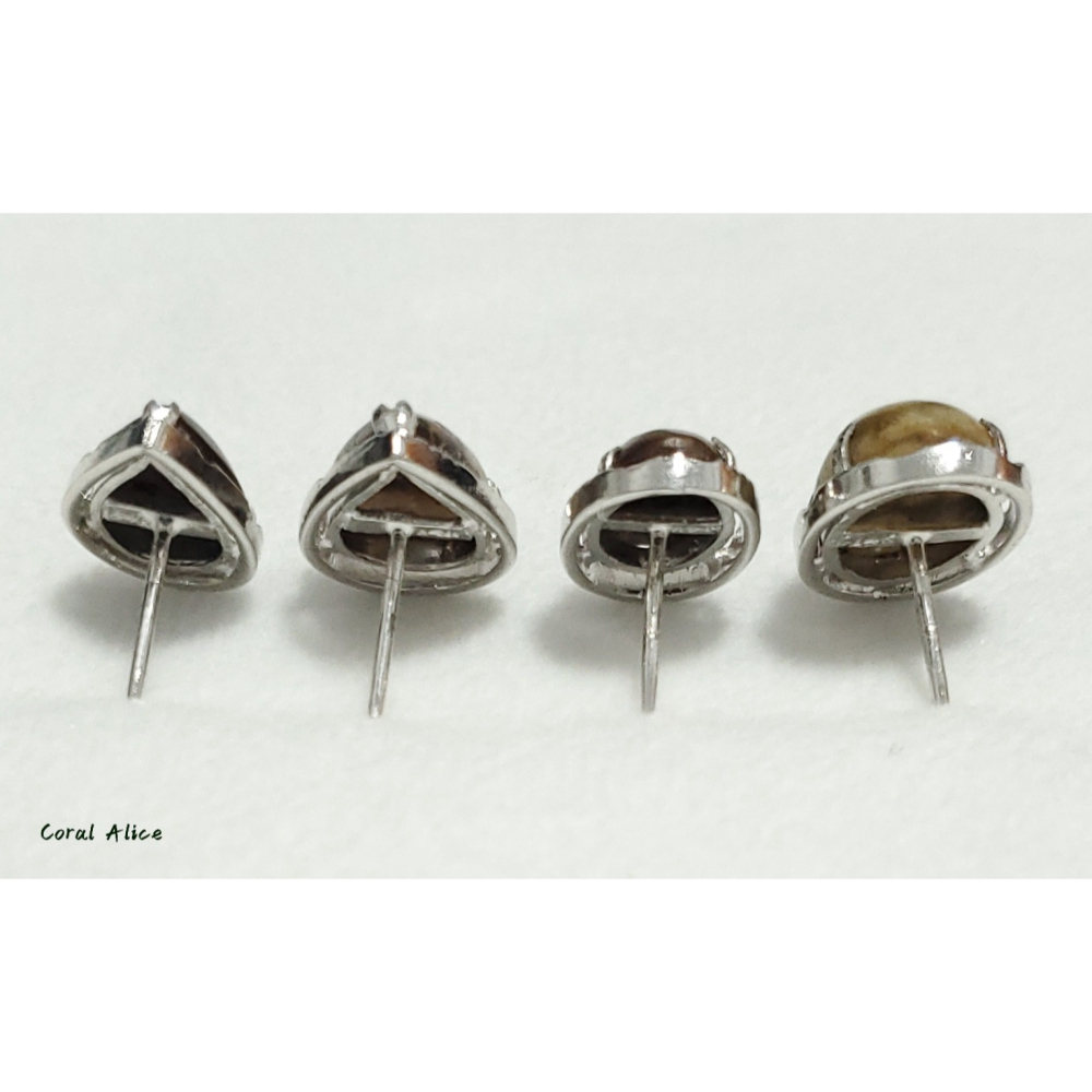 🌟Coral珊寶手作-天然澎湖文石造型領帶釦 JD3P1-544-細節圖9