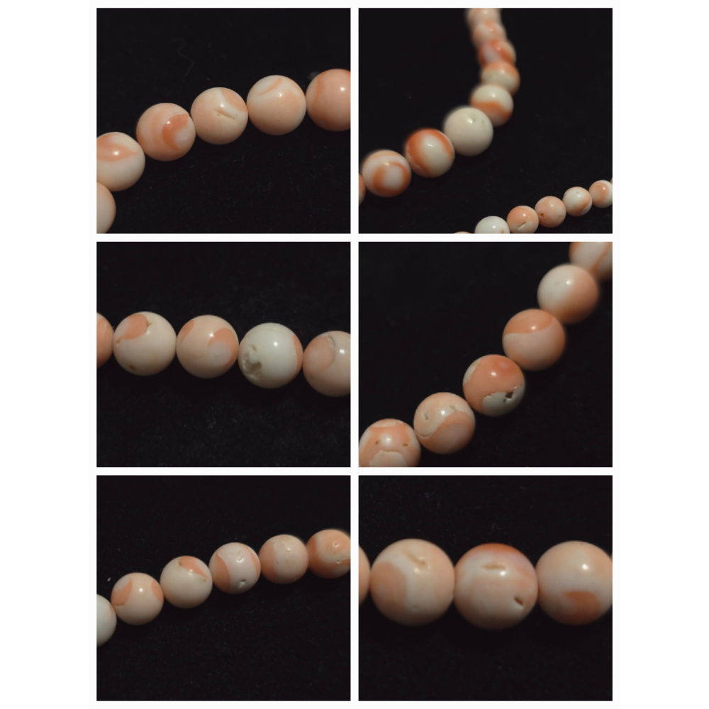 🌟Coral珊寶手作-天然深水珊瑚造型塔鏈 45cm CO3T1-525-細節圖6