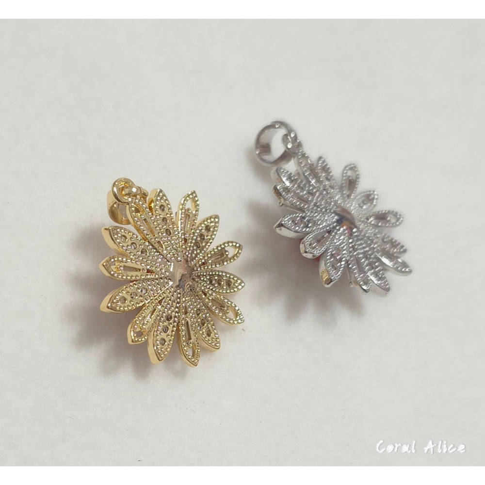 🌟Coral珊寶手作-天然阿卡珊瑚造型項墜 27*20mm CO2P1522-細節圖9