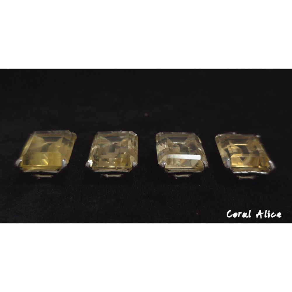 🌟Coral珊寶手作-天然黃水晶925銀造型項墜 QZ2P1-547-細節圖3