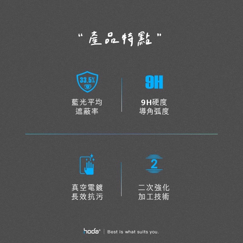 hoda 德國萊因認證抗藍光滿版玻璃保護貼附無塵太空艙貼膜神器 適用iPhone15 14 13 12 11系列-細節圖2