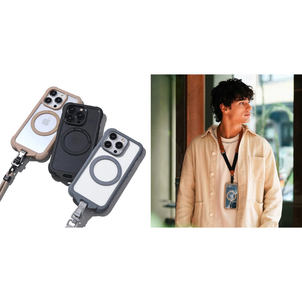 hoda 彩石軍規防摔保護殼 MagSafe iPhone15/14 系列 手機殼 保護殼-細節圖3