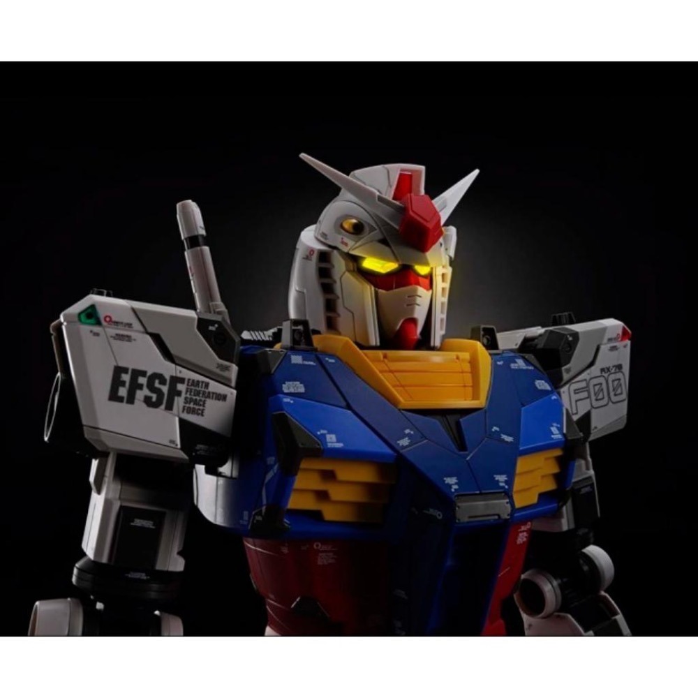 潭子台中實體店 橫濱 鋼彈  RX-78F00 1/48 1:48 鋼彈 再現 可發光造型 GFY限定 絕版品-細節圖8