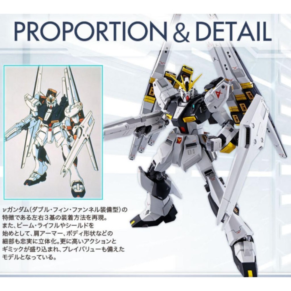 日魂 METAL ROBOT魂 MR魂 ν鋼彈 逆襲的夏亞 雙翼 狀感應砲 裝備型 牛鋼 NU-細節圖7