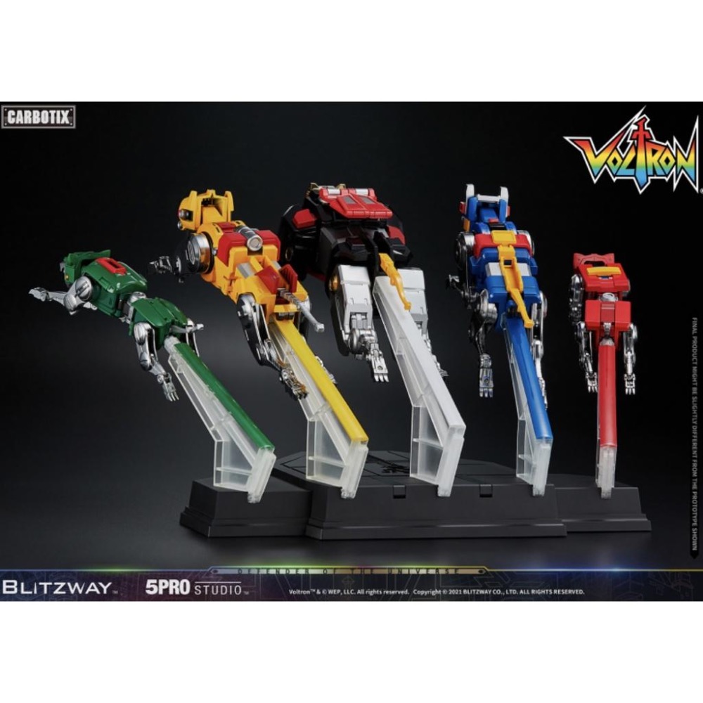 Blitzway 5PRO Voltron 聖戰士 五獅合體 百獸王 含底座 (非日本閹割版）-細節圖8