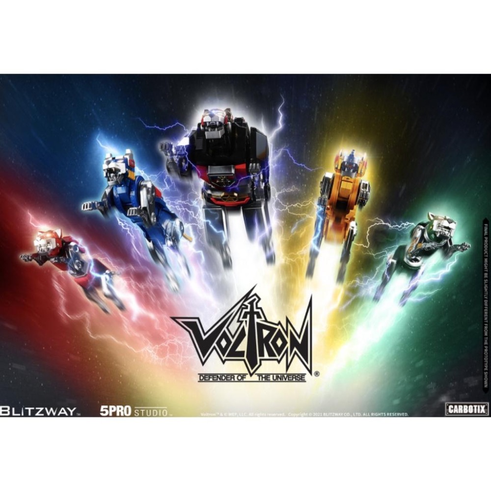Blitzway 5PRO Voltron 聖戰士 五獅合體 百獸王 含底座 (非日本閹割版）-細節圖9