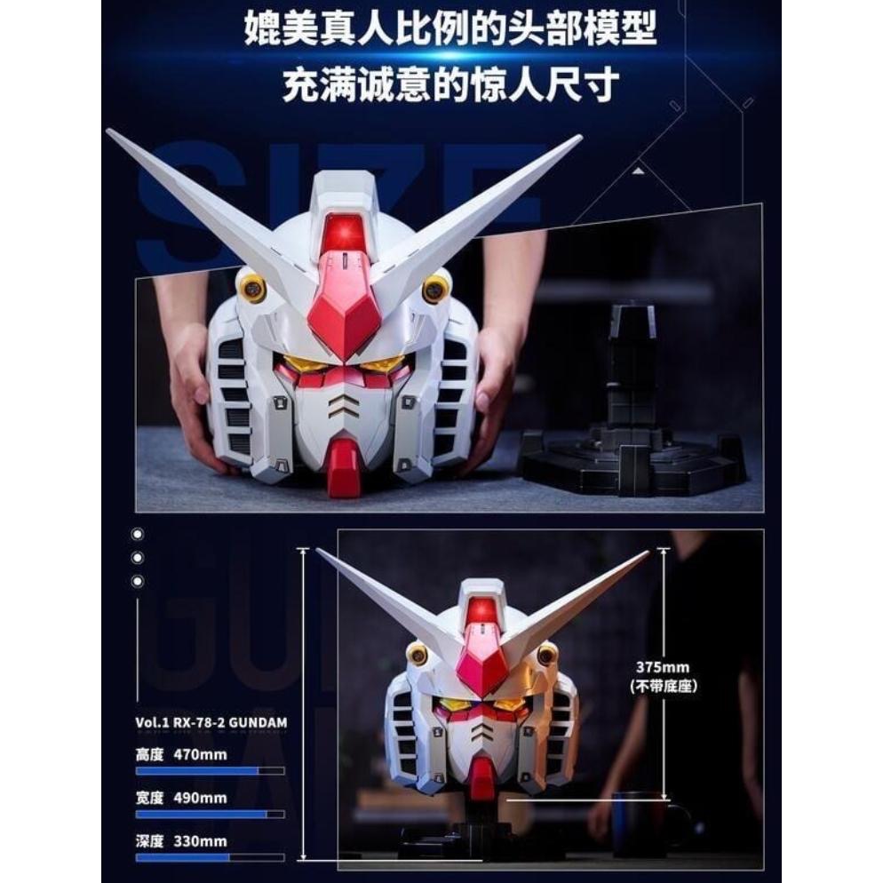 BNTSH BN HEAD VOL.1 RX-78-2 鋼彈頭 初鋼-細節圖2