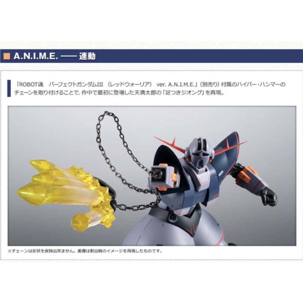 日版 限定 ROBOT魂 ＜SIDE MS＞ MSN-02 完美吉翁克 ver.A.N.I.M.E-細節圖6