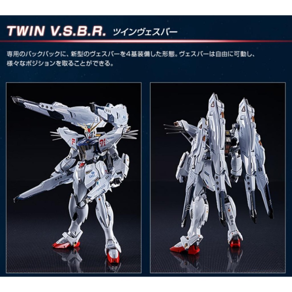 ＝逆襲的哈囉＝ 魂商  METAL BUILD MB合金 機動戰士鋼彈 F91 配件 不含本體 MSV 擴充套件-細節圖2