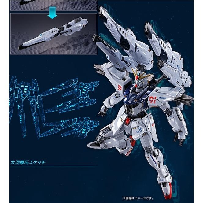 ＝逆襲的哈囉＝ 魂商  METAL BUILD MB合金 機動戰士鋼彈 F91 配件 不含本體 MSV 擴充套件-細節圖4