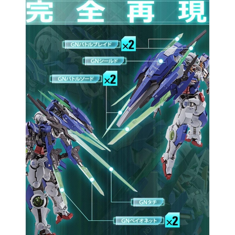日版 METAL BUILD EXIA REPAIR IV 能天使 R4 葛拉漢 鋼彈 MB-細節圖6