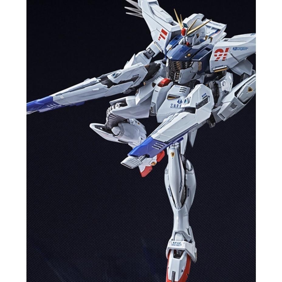 萬代 METAL BUILD GUNDAM F91 超合金 MB 初版 仿賽車亮 烤色 看內文-細節圖7